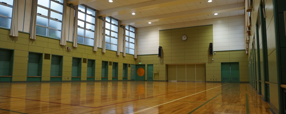 稽古場所／武蔵野市立第三小学校小体育館